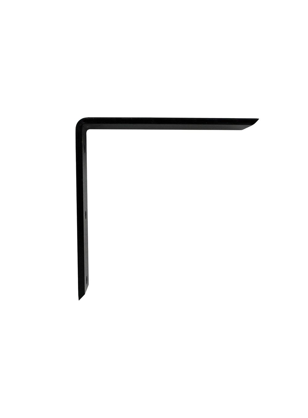 Are the three countersink mounting holes on both legs of the bracket for wall and shelf mounting?