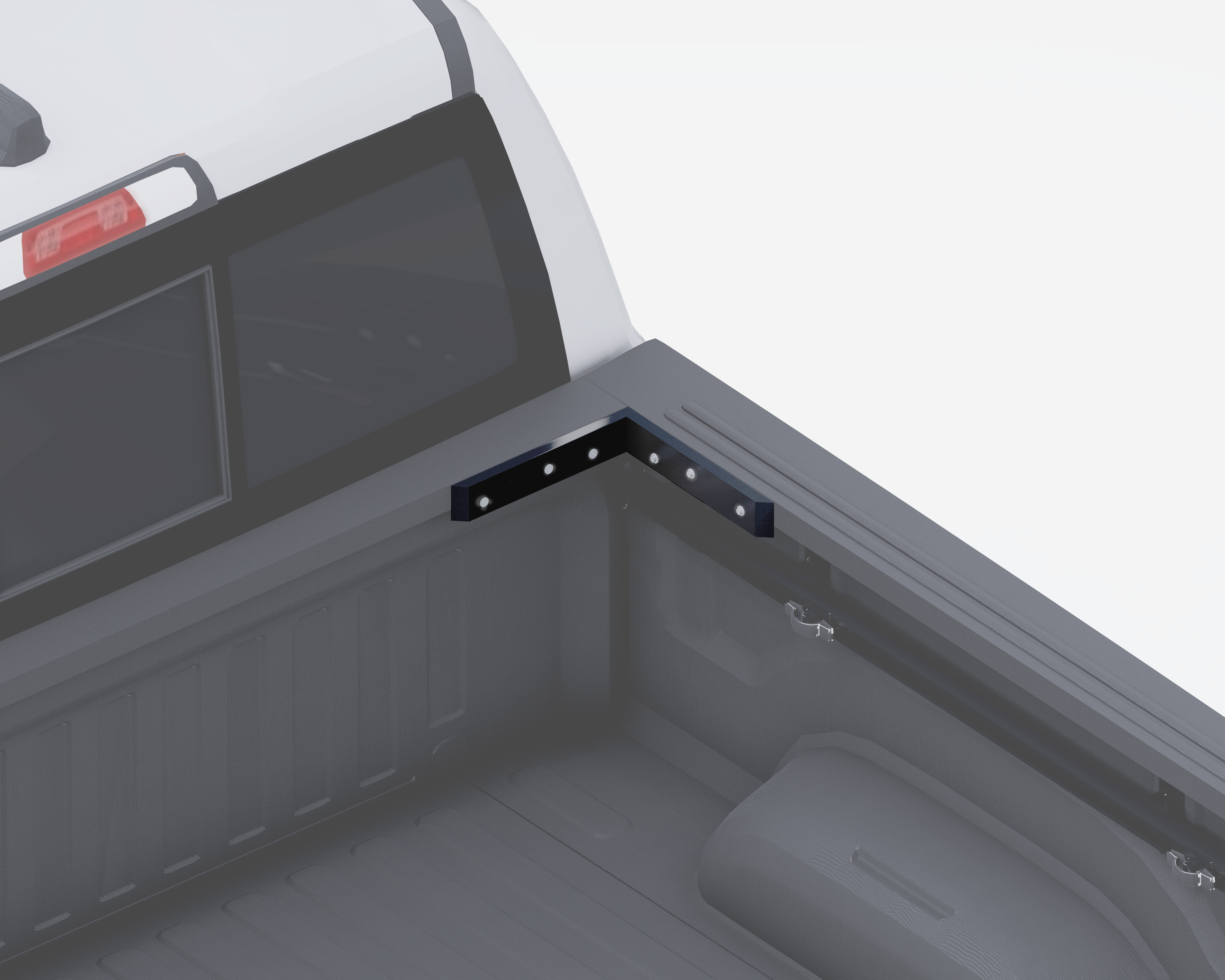 Brackets still do not allow a flush tonneau cover rail install.